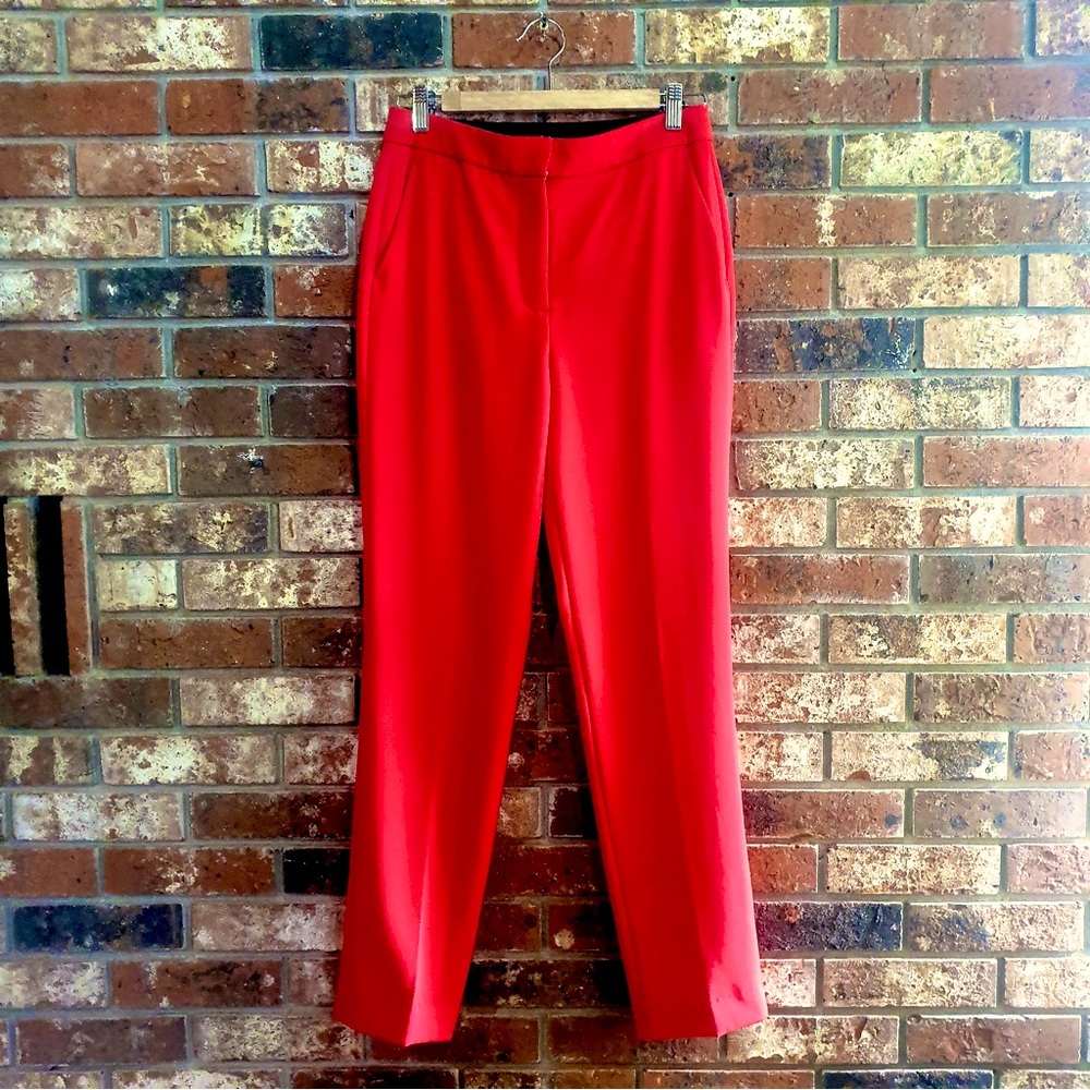 Rag & Bone red tailored pants